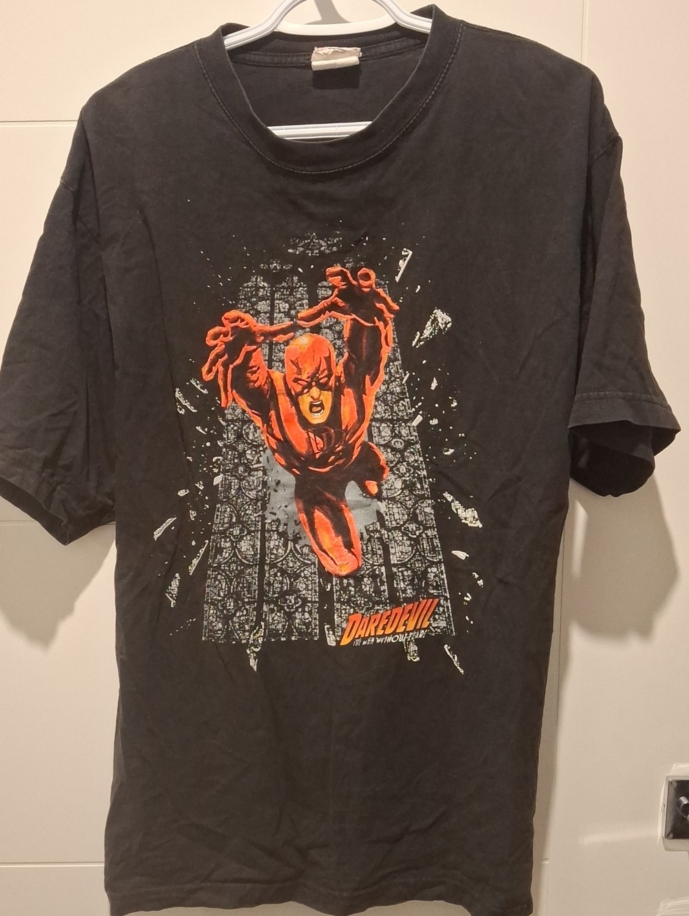 Men's Black Daredevil Graphic Short Sleeve Tee